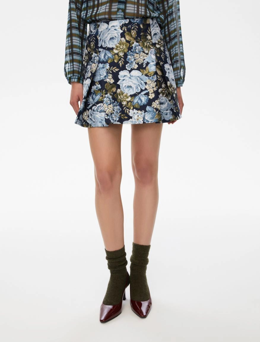 I BLUES Defence Mini Skirt