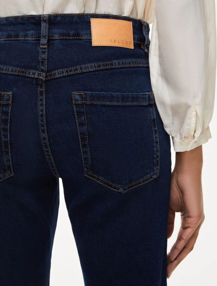 I BLUES Women’s Denim Trouser - Classic Fit