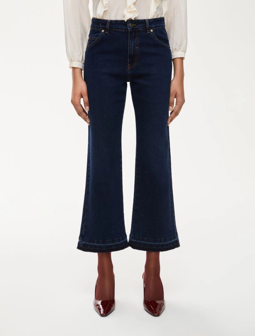 I BLUES Women’s Denim Trouser - Classic Fit