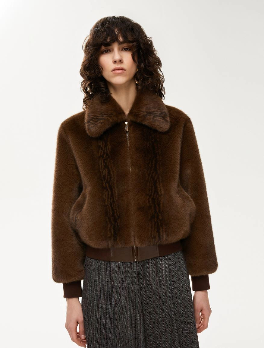 I BLUES Faux-Fur Outerwear for Women - FW25 Collection