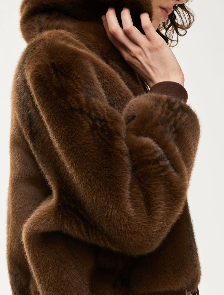 I BLUES Faux-Fur Outerwear for Women - FW25 Collection