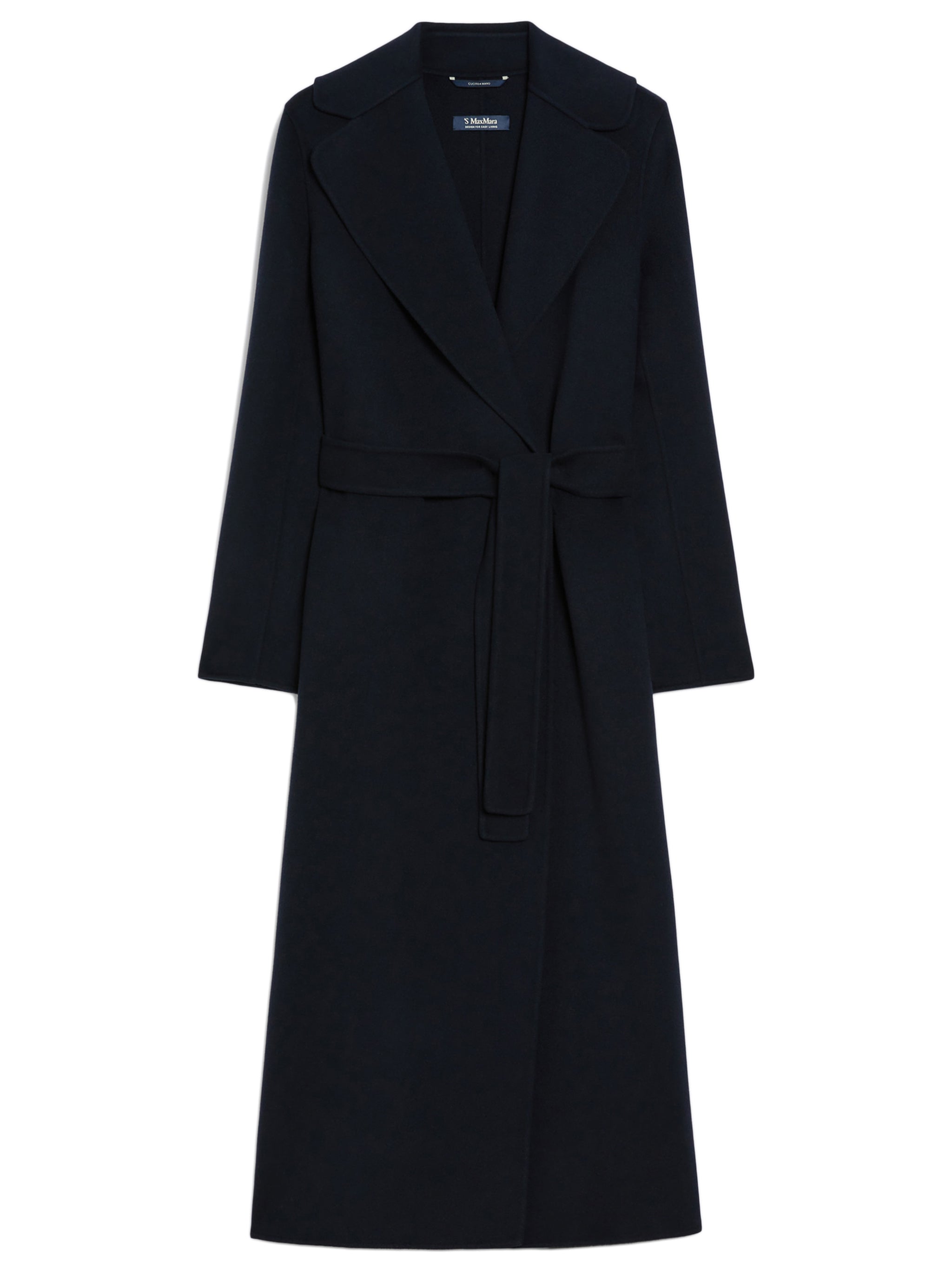 S MAX MARA Classic Straight Cut Jacket with Belt - Size 40