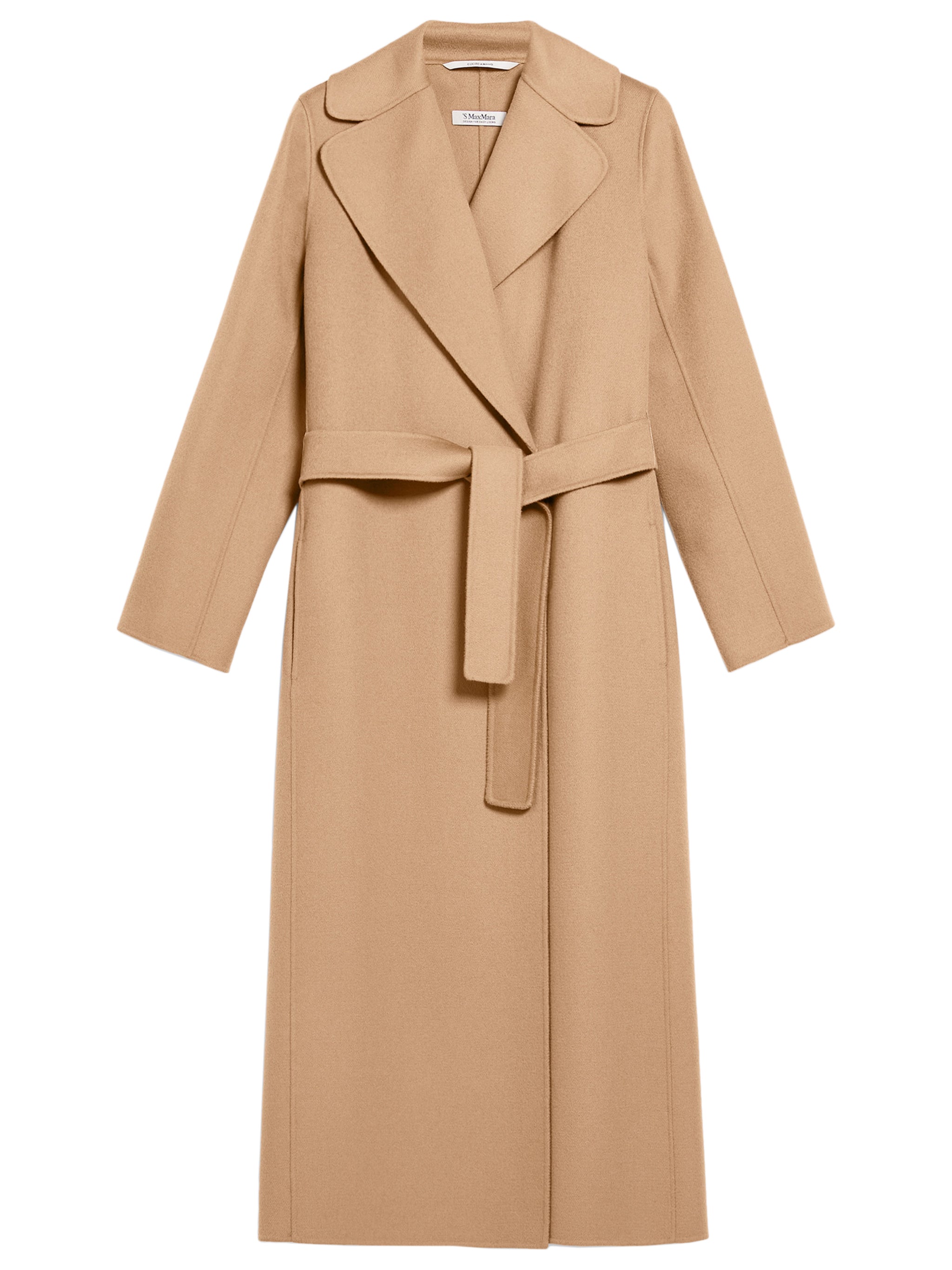 S MAX MARA Classic Women's Wool Jacket with Belt - Size 40