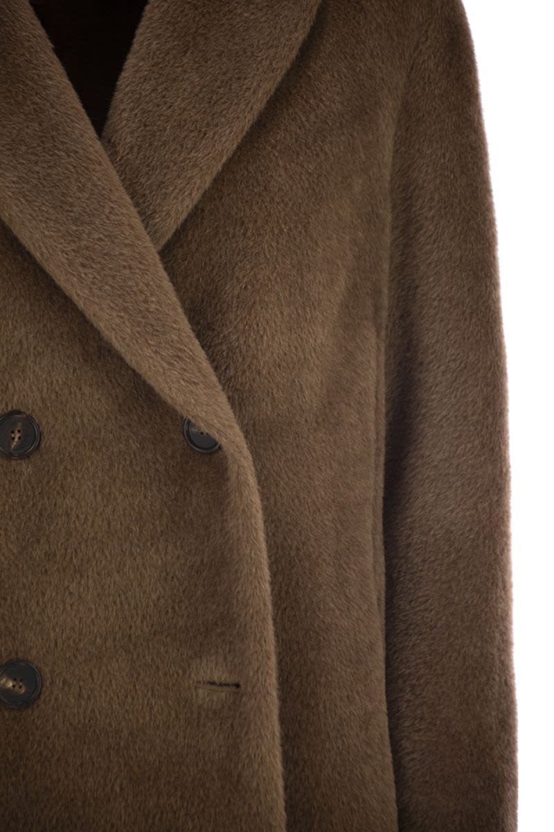 S MAX MARA Chic Double-Breasted Midi Jacket