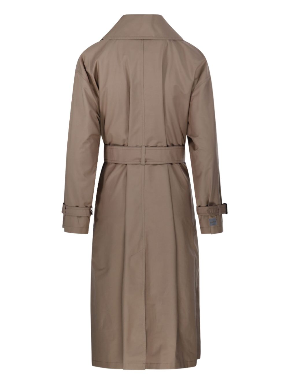 MAX MARA Women's Long Water-Repellent Cotton Twill Trench Jacket - Size 38