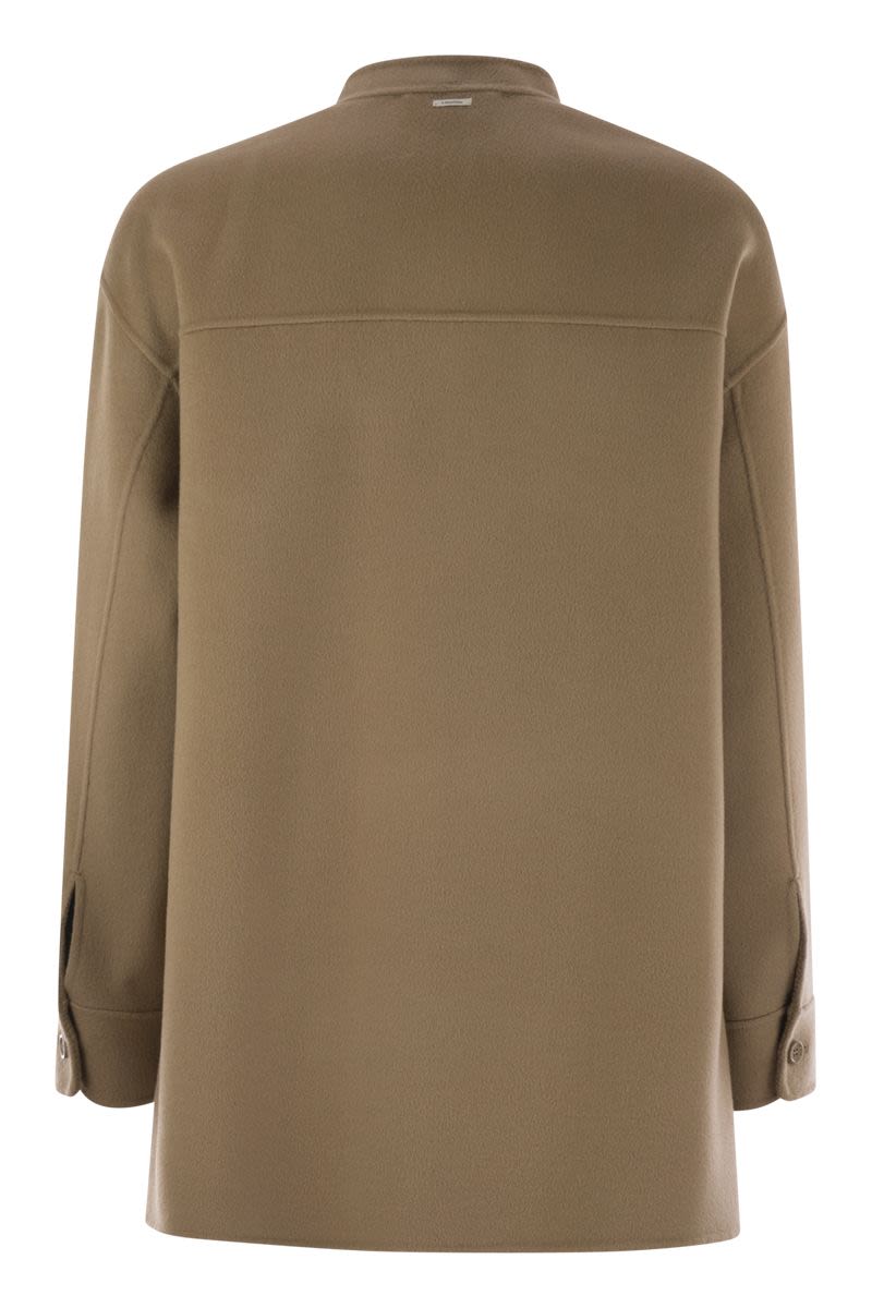 S MAX MARA Wool Shirt Jacket - Fashionable Outerwear for Women