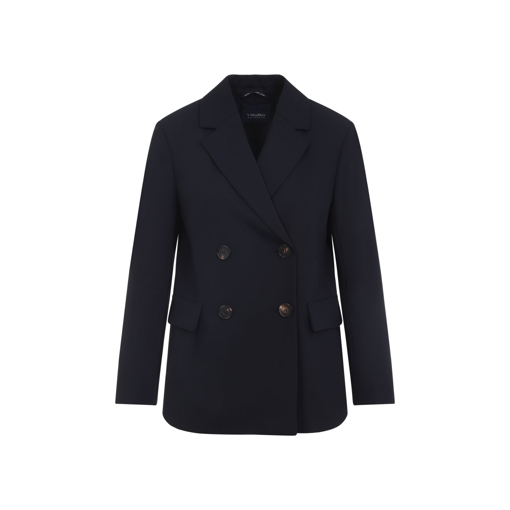 S MAX MARA Double Breasted Wool Jacket for Women