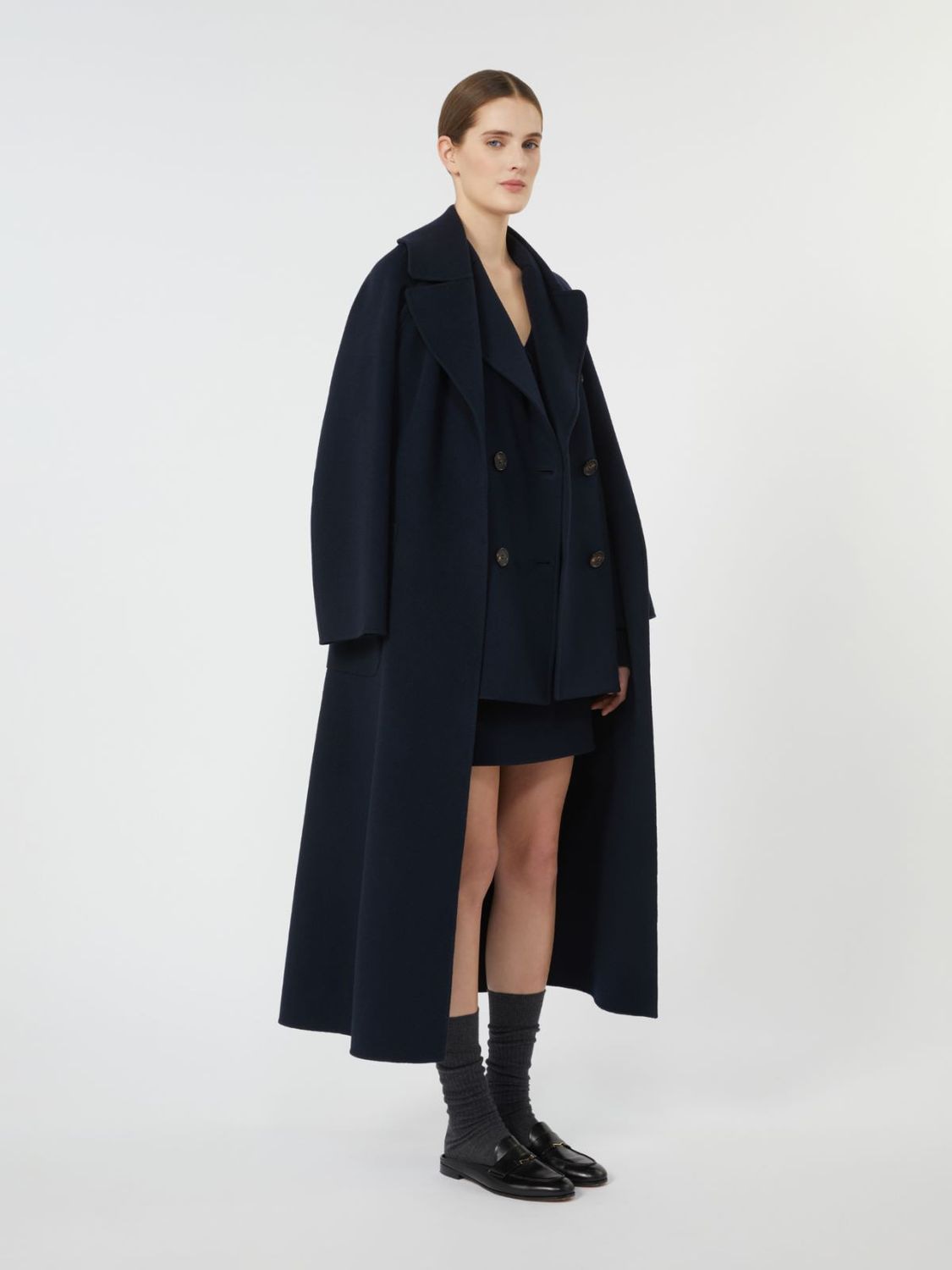 S MAX MARA Mini Caban Short Jacket for Women