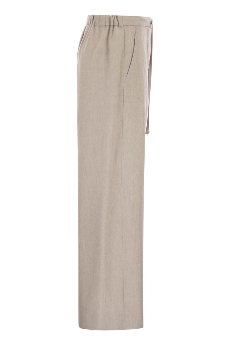 S MAX MARA Relaxed Leg Wool Jogging Trousers