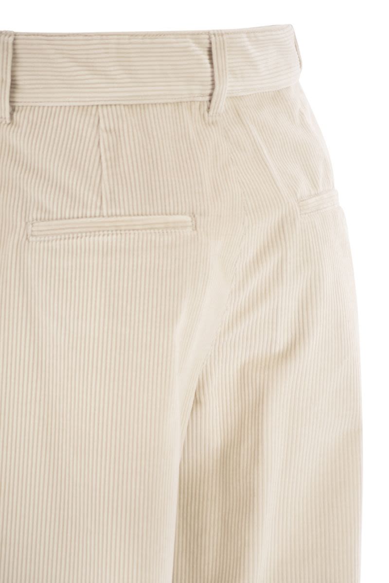 S MAX MARA Flared Corduroy Trousers for Women