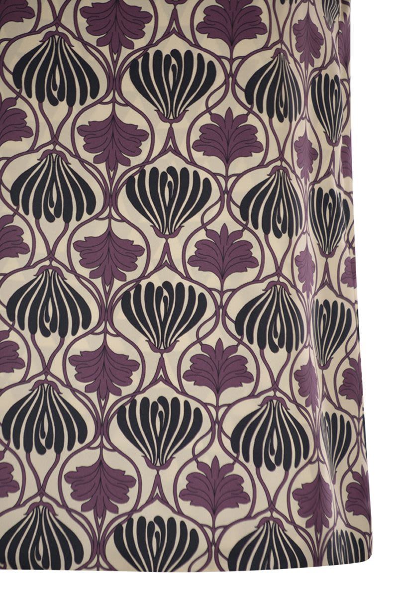 S MAX MARA Reversible Printed Silk Top - Mini