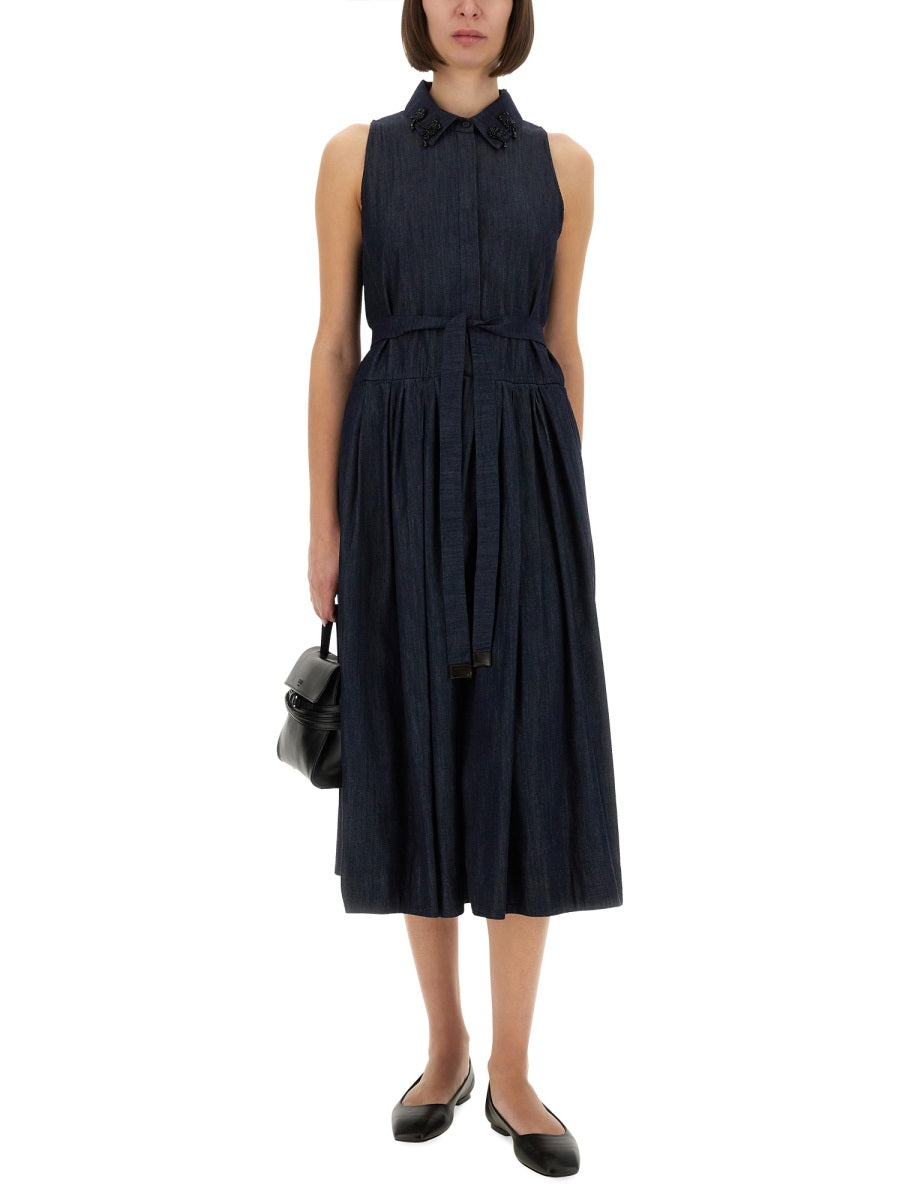 S MAX MARA Sleeveless Dress - Size 42