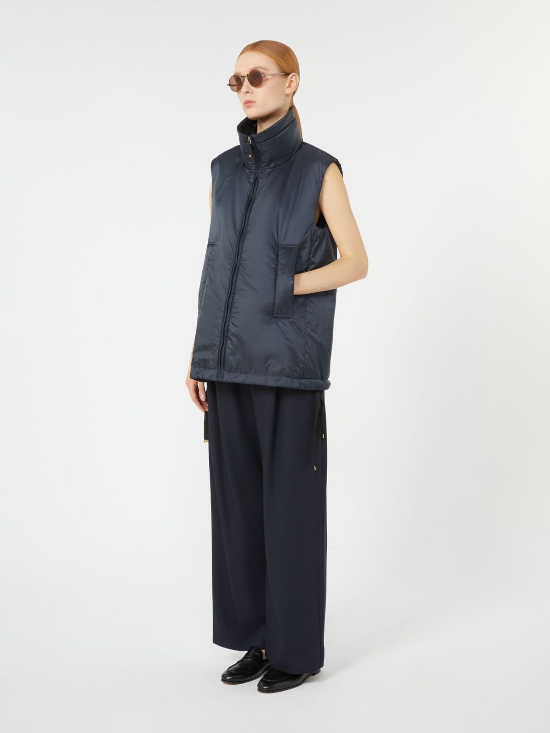 MAX MARA THE CUBE Sleeveless Puffer Outerwear for Women - FW25 Edition
