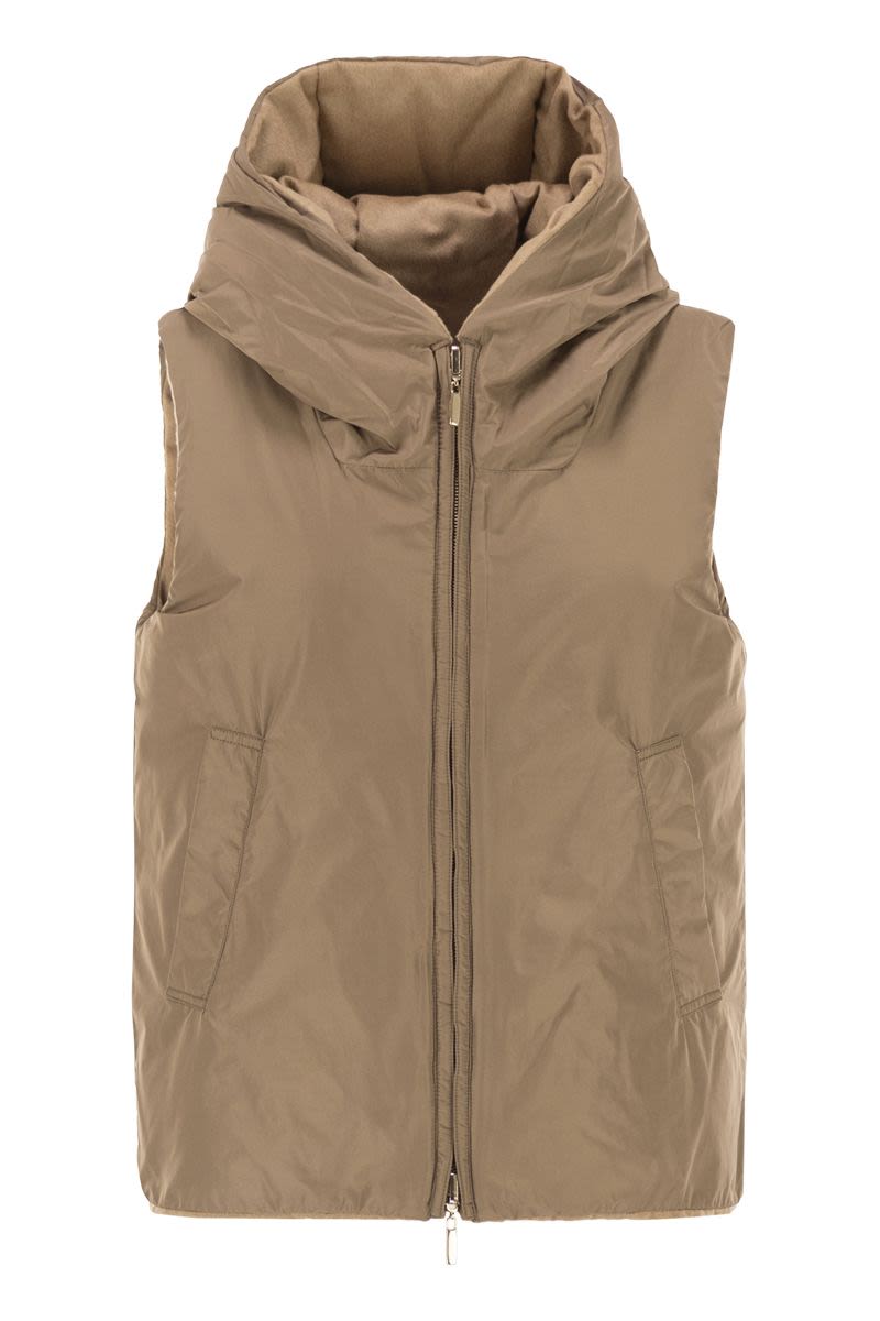 MAX MARA THE CUBE Reversible Padded Waistcoat