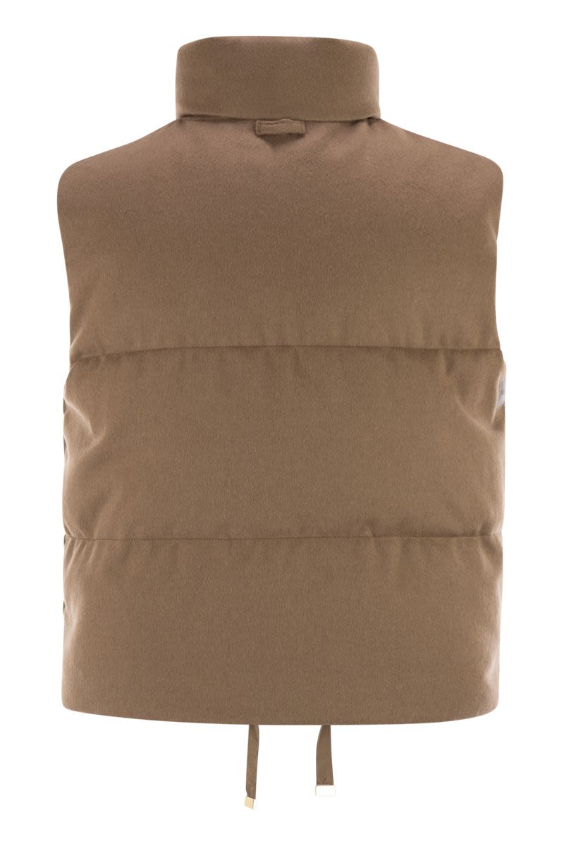 MAX MARA THE CUBE Reversible Padded Waistcoat