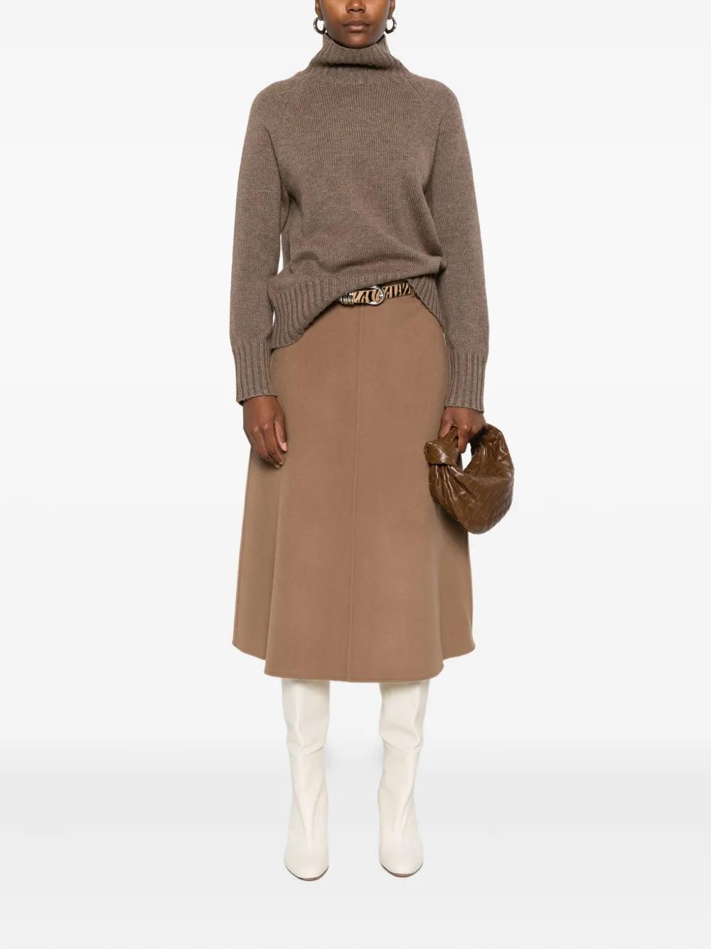 S MAX MARA Funnel Neck Raglan Sleeve Sweater