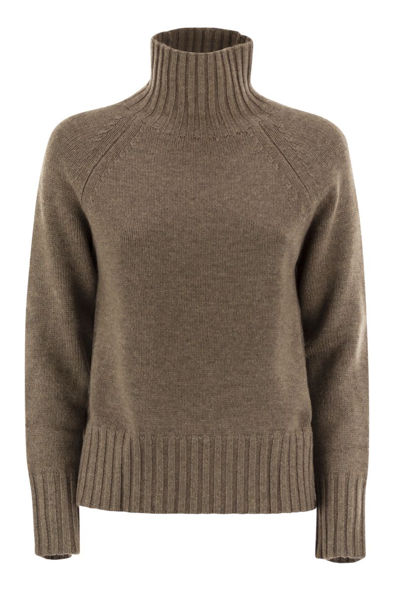 S MAX MARA Ribbed Turtleneck Sweater