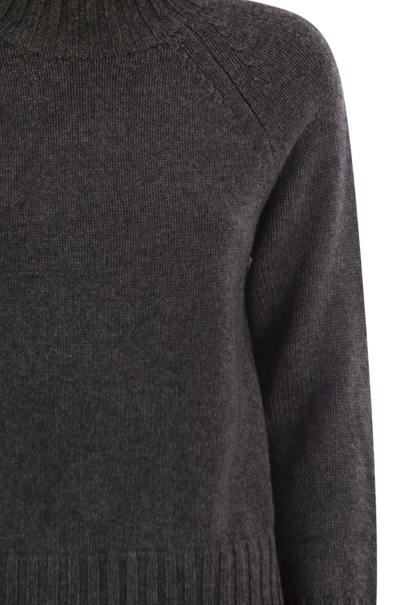 S MAX MARA Wool and Cashmere Turtleneck Sweater - FW25