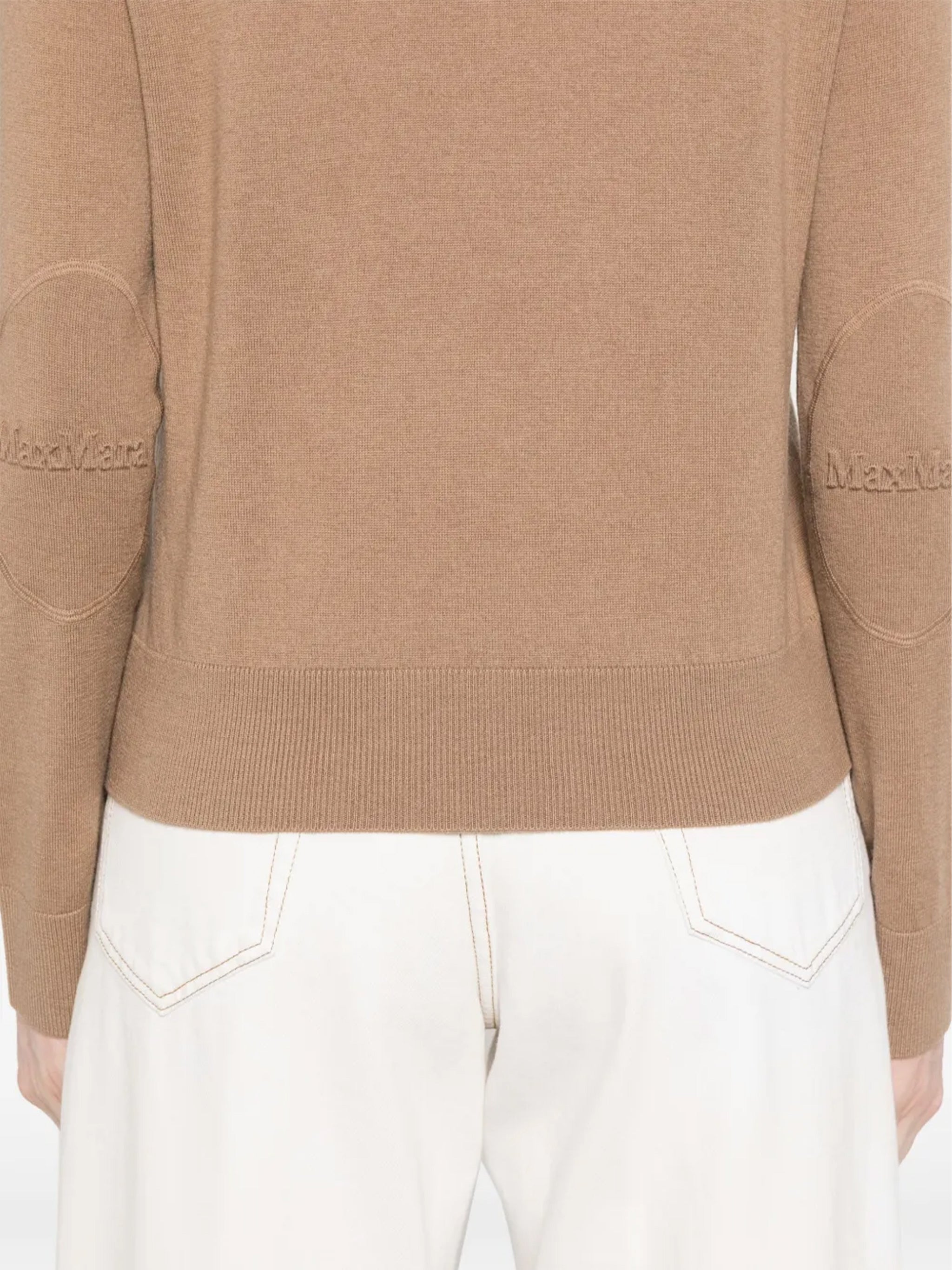 S MAX MARA Eco-Friendly Crewneck Sweater - Women’s Long Sleeve with Ribbed Trim