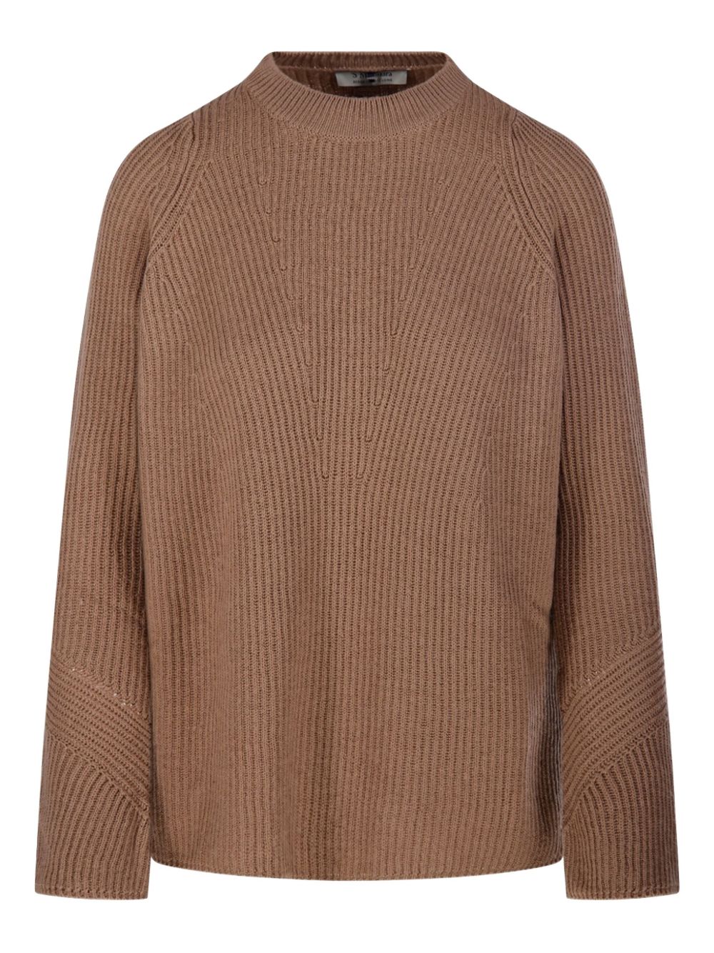S MAX MARA Women's Cozy Camel Lightweight Sweater