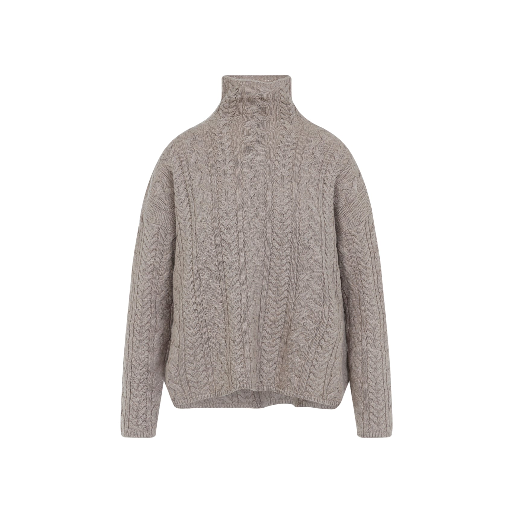 MAX MARA Genova Turtle Treccia Knit Sweater