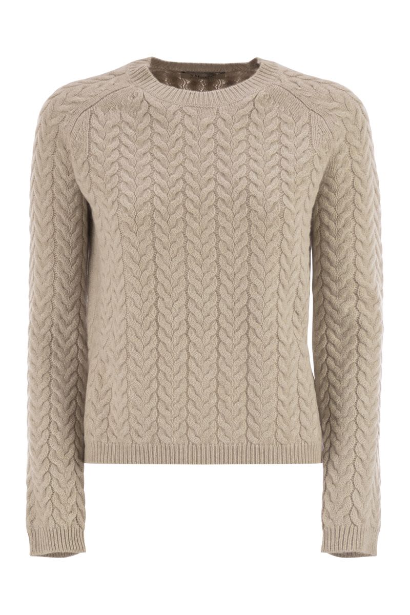S MAX MARA Wool and Cashmere Crew Neck Jumper
