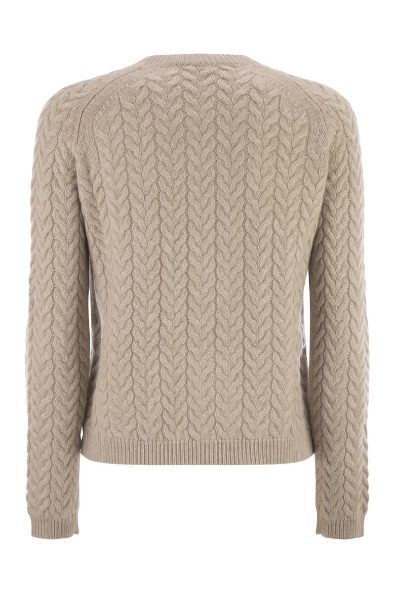 S MAX MARA Wool and Cashmere Crew Neck Jumper