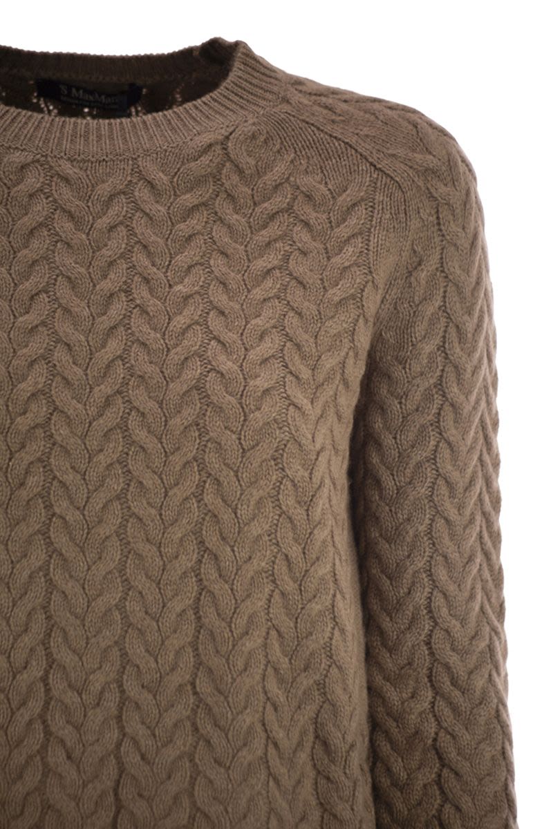 S MAX MARA Wool and Cashmere Crew Neck Jumper