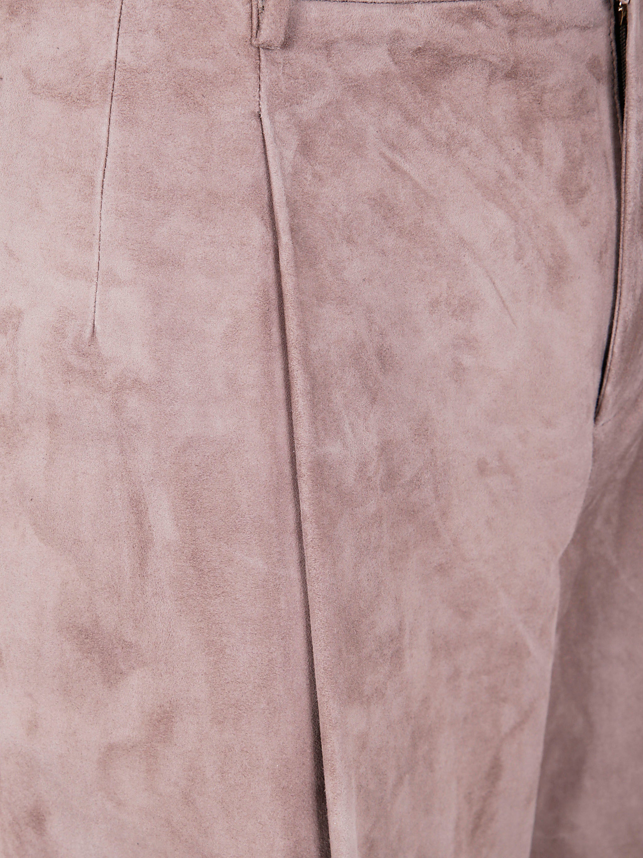 MAX MARA S Double Pieced Suede Trousers