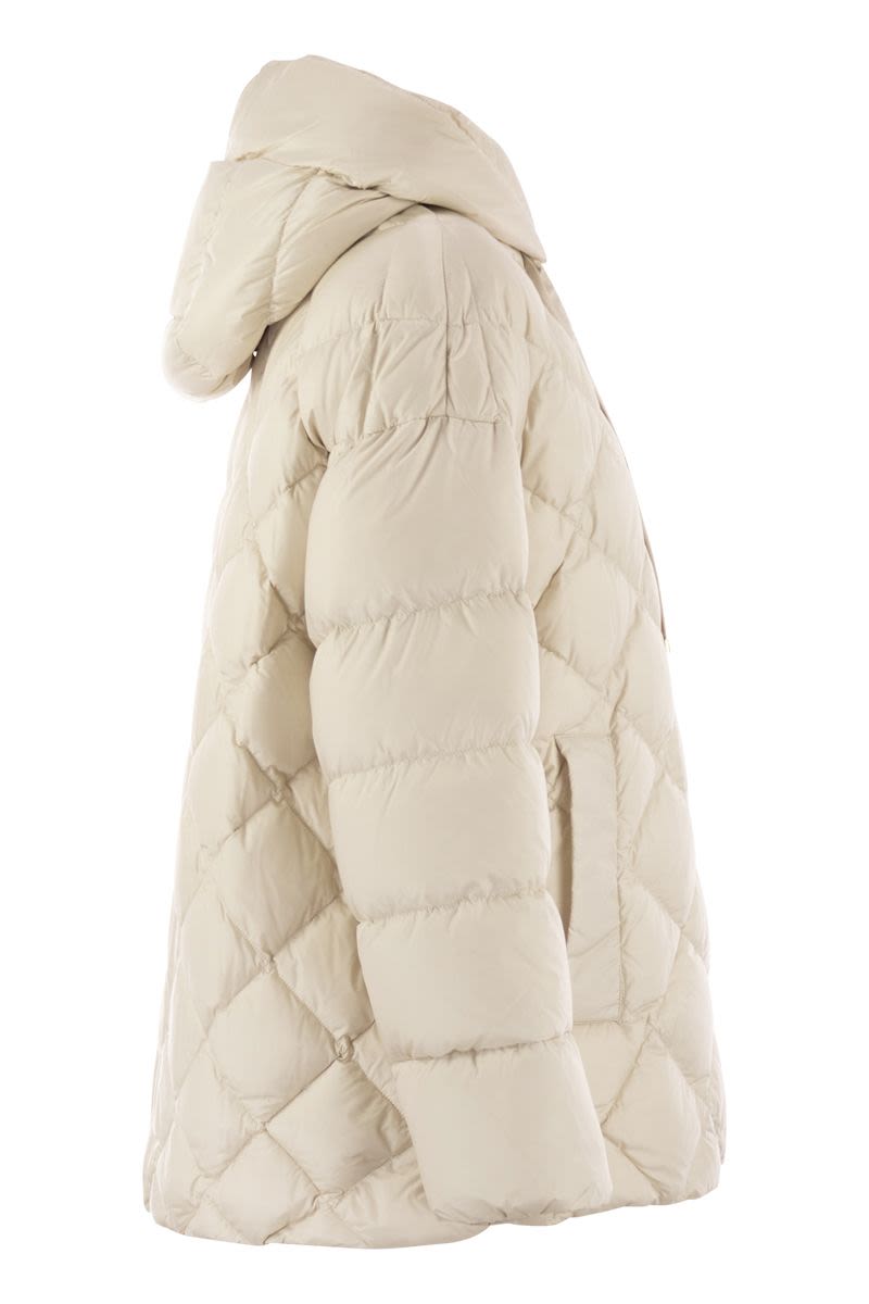 MAX MARA THE CUBE Mini Water-Repellent Canvas Jacket with Hood