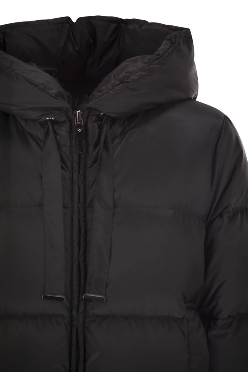 MAX MARA THE CUBE MIDI Down Jacket in Water-Repellent Canvas