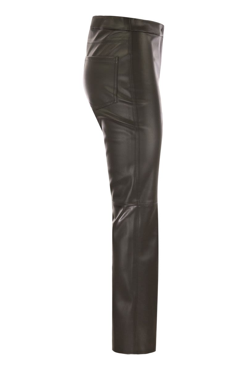 S MAX MARA Ankle-Length Coated Fabric Trousers