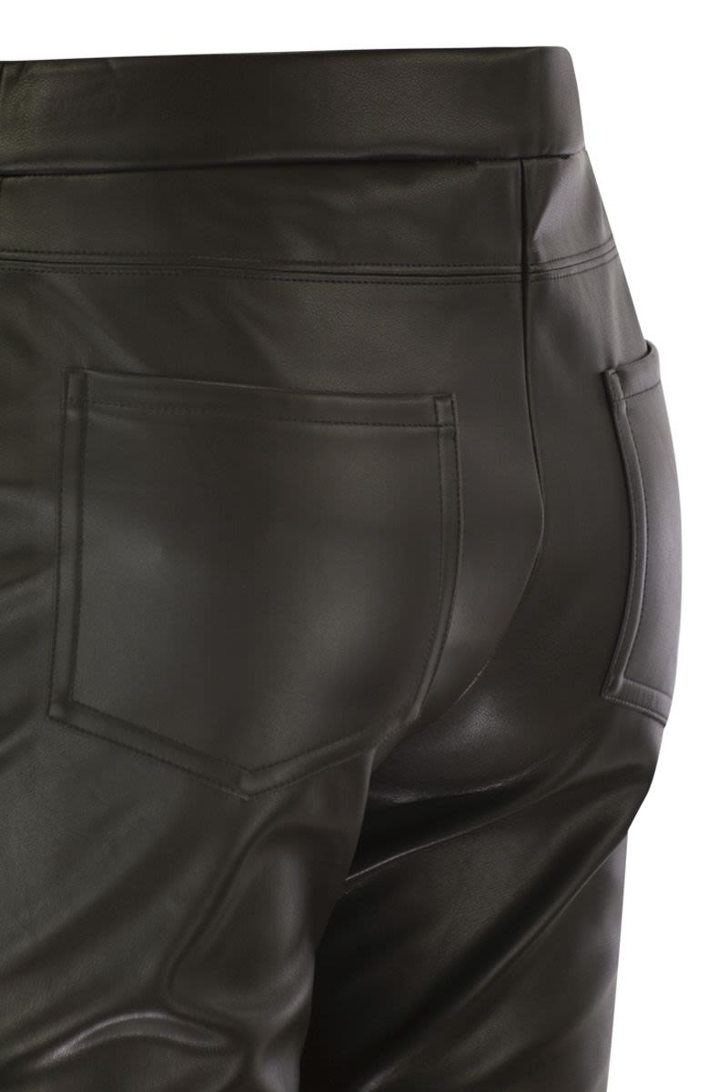 S MAX MARA Ankle-Length Coated Fabric Trousers