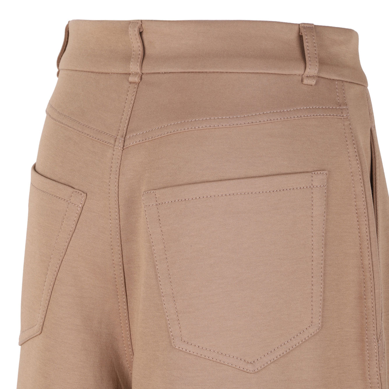 S MAX MARA Elegant Cotton-Blend Trousers for Women