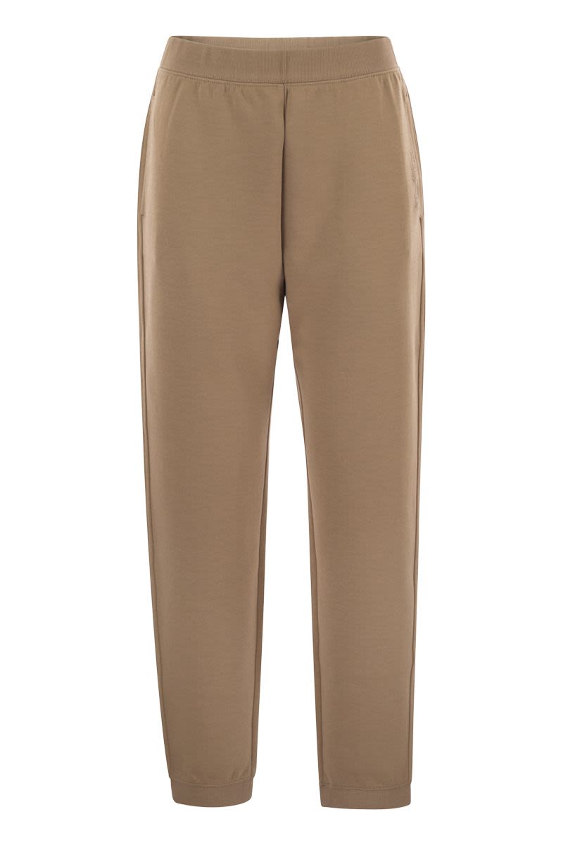 S MAX MARA Technical Cotton Jogging Trousers for Women