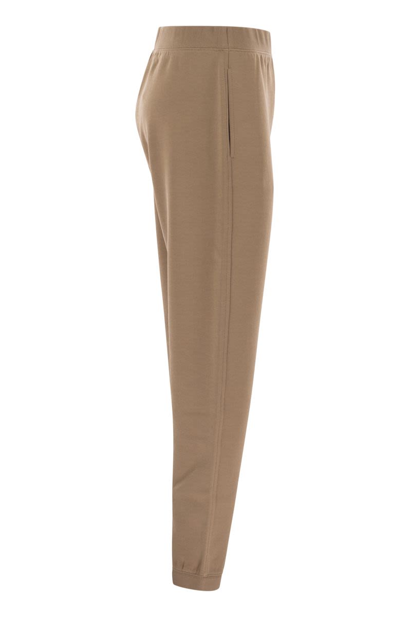 S MAX MARA Technical Cotton Jogging Trousers for Women
