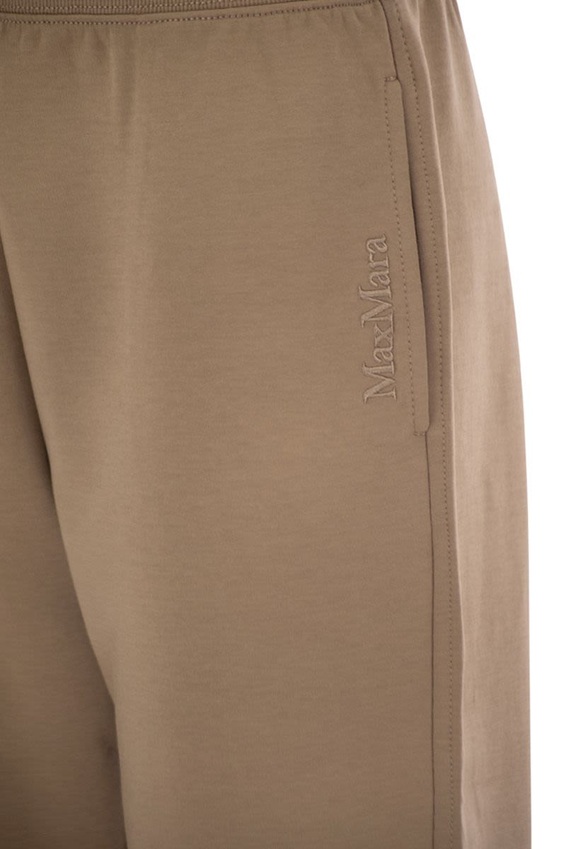 S MAX MARA Technical Cotton Jogging Trousers for Women