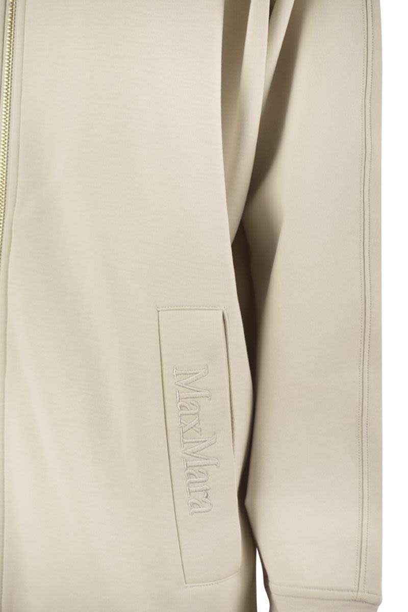 S MAX MARA Cotton T-Shirt Sweatshirt with Long Kimono Sleeves - Size M