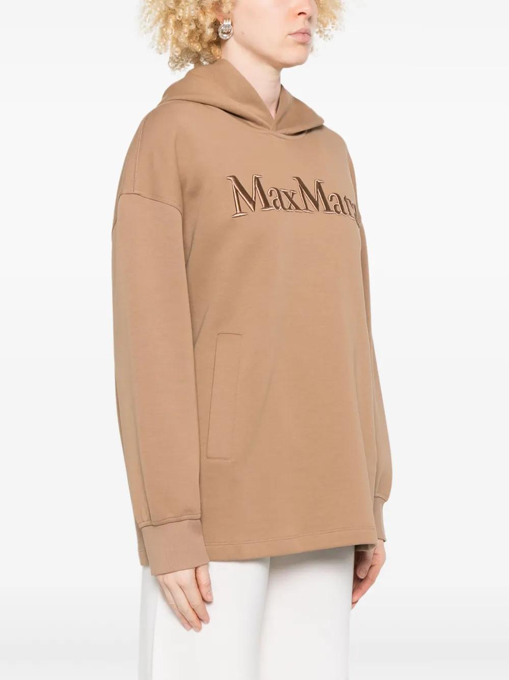 S MAX MARA Oversized Hooded Technical Cotton Sweatshirt