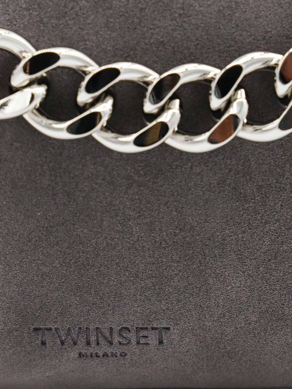 TWIN-SET Stylish Handbag with Chain Detail and Zip Fastening