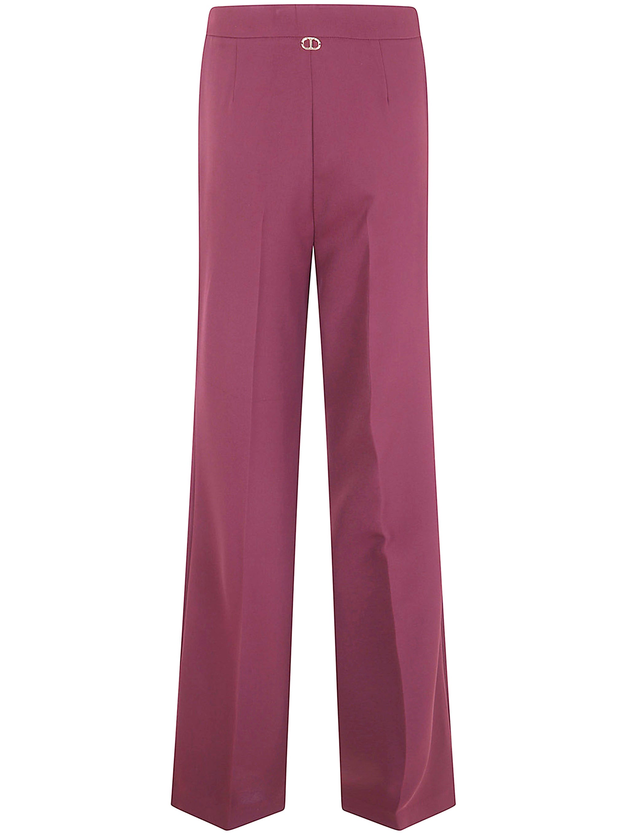 TWIN-SET Wide Leg Trousers