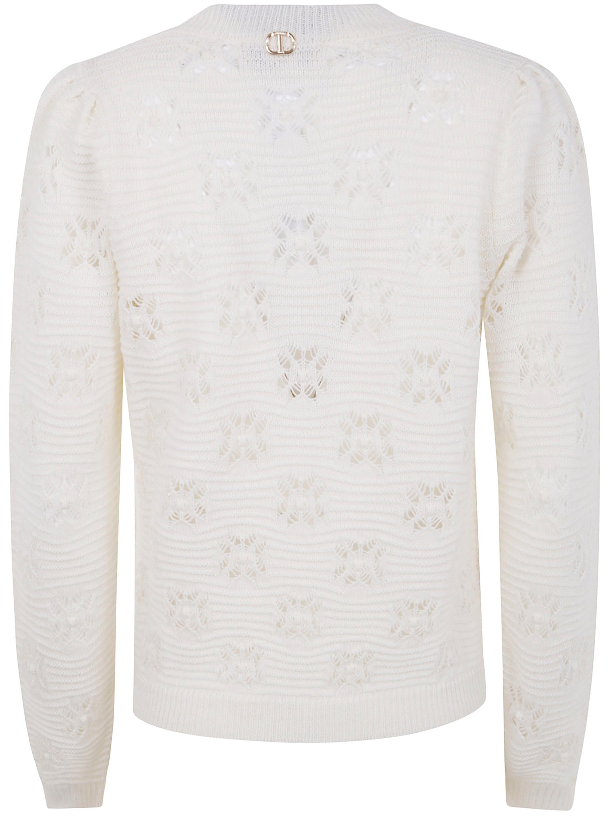 TWIN-SET Chic Round Neck Sweater for Women