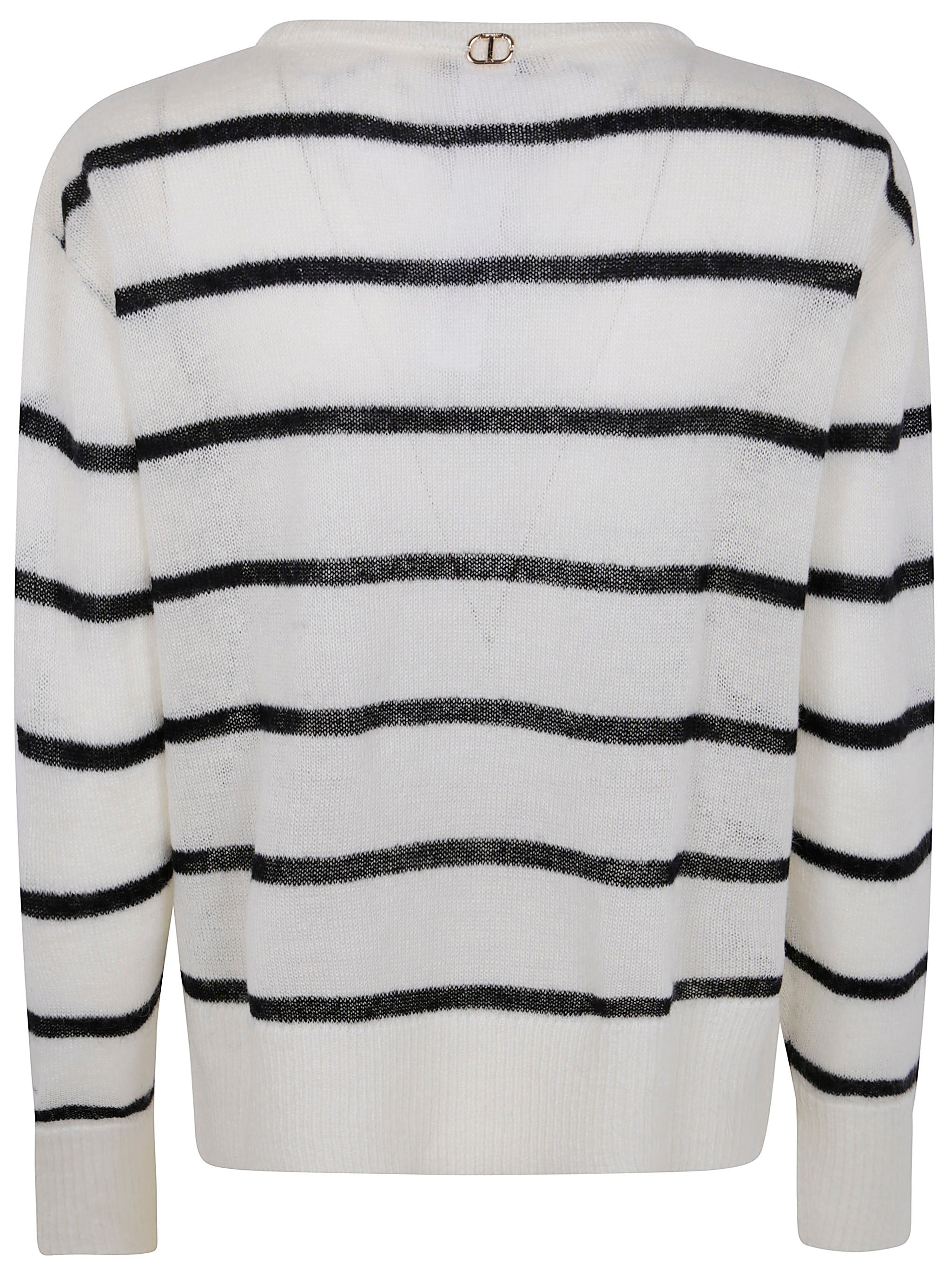 TWIN-SET Striped Sweater for Women - FW25 Collection
