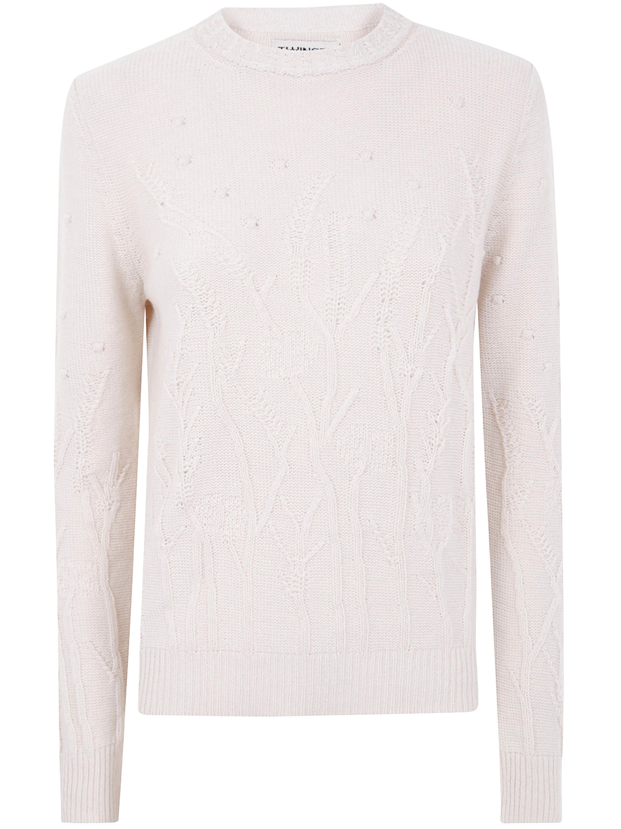 TWIN-SET Elegant Round Neck Sweater - Women’s FW25 Collection