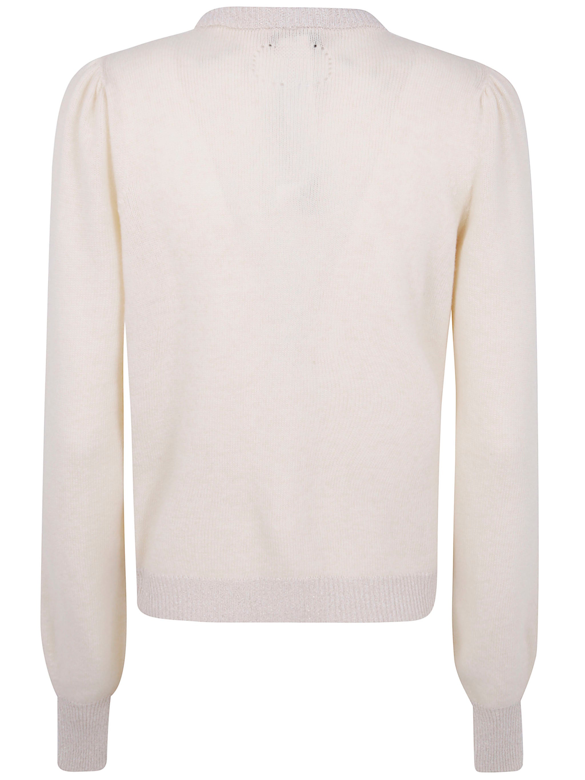 TWIN-SET Metallic Cardigan Sweater for Women - FW25