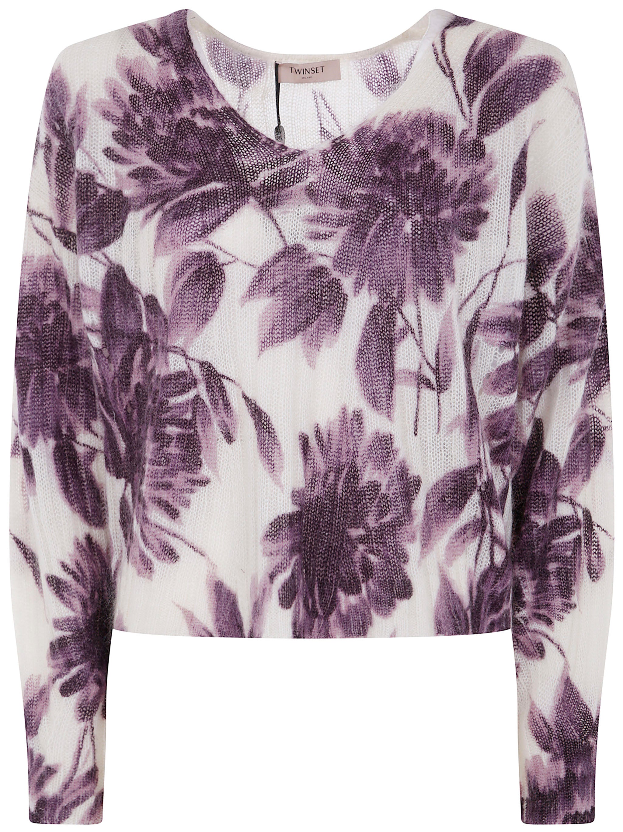 TWIN-SET Printed Sweater for Women - FW25 Collection