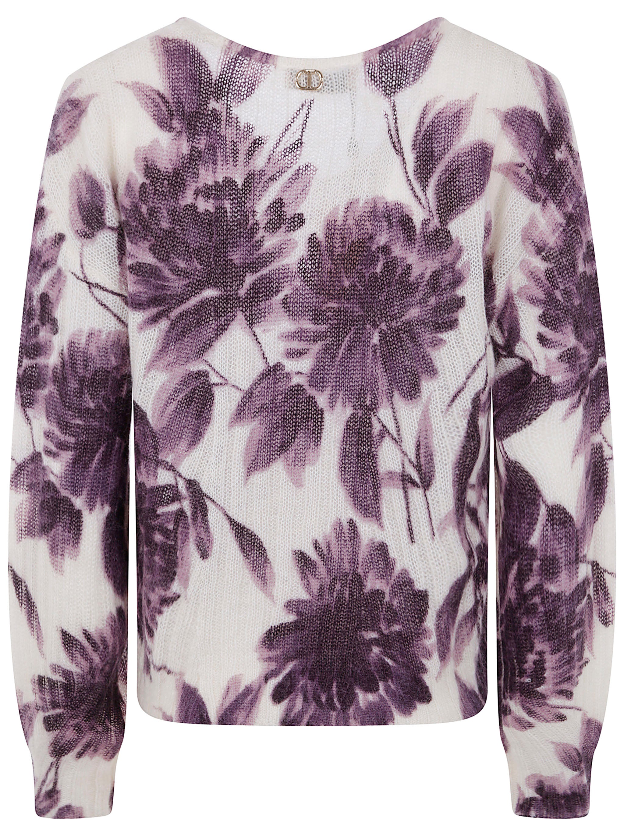 TWIN-SET Printed Sweater for Women - FW25 Collection