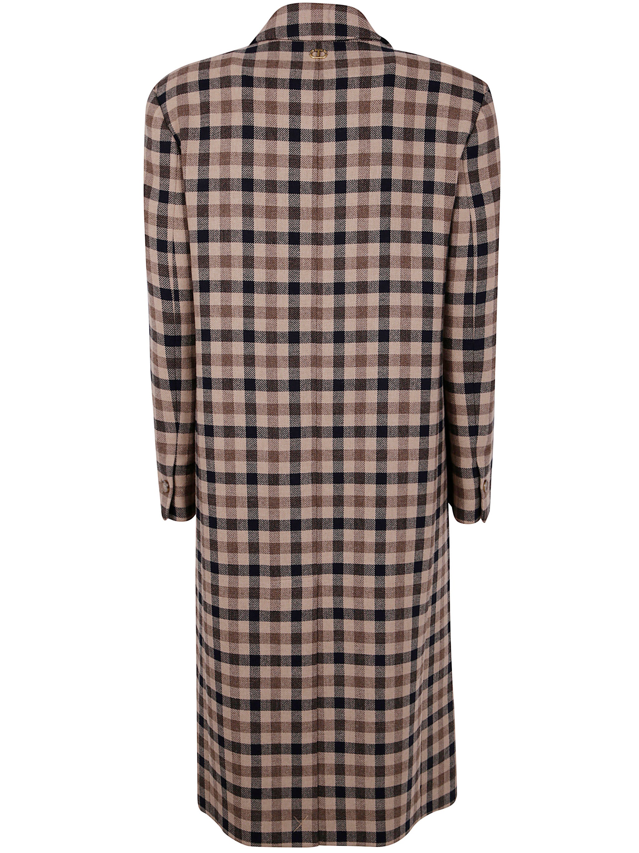 TWIN-SET Classic Check Jacket for Women - Fall/Winter 2025