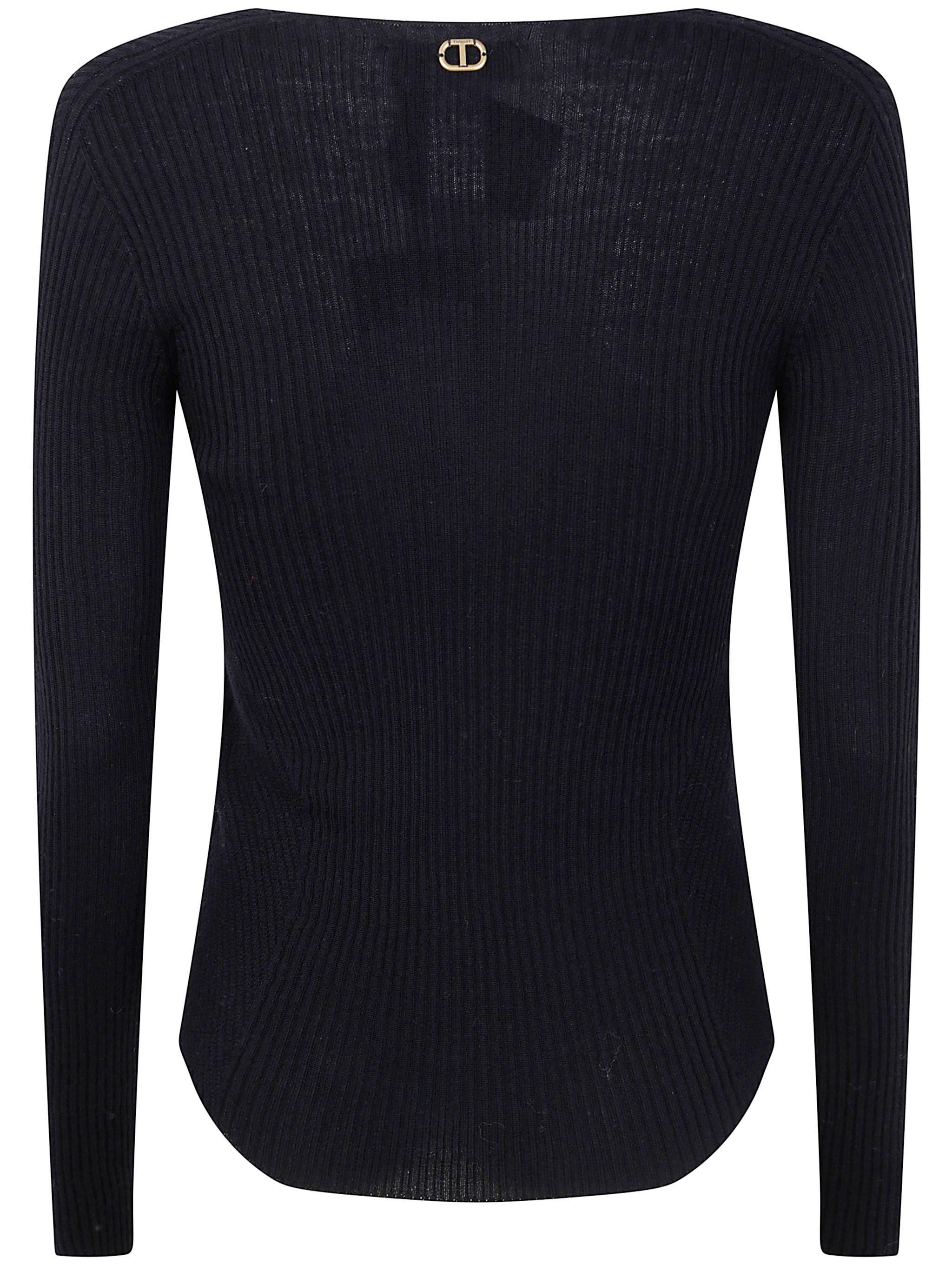 TWIN-SET Classic Round Neck Sweater for Women - FW25
