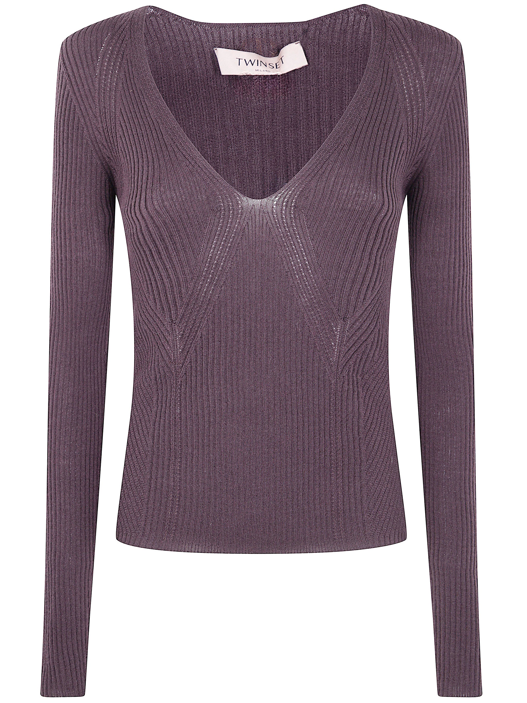TWIN-SET Classic Round Neck Sweater for Women
